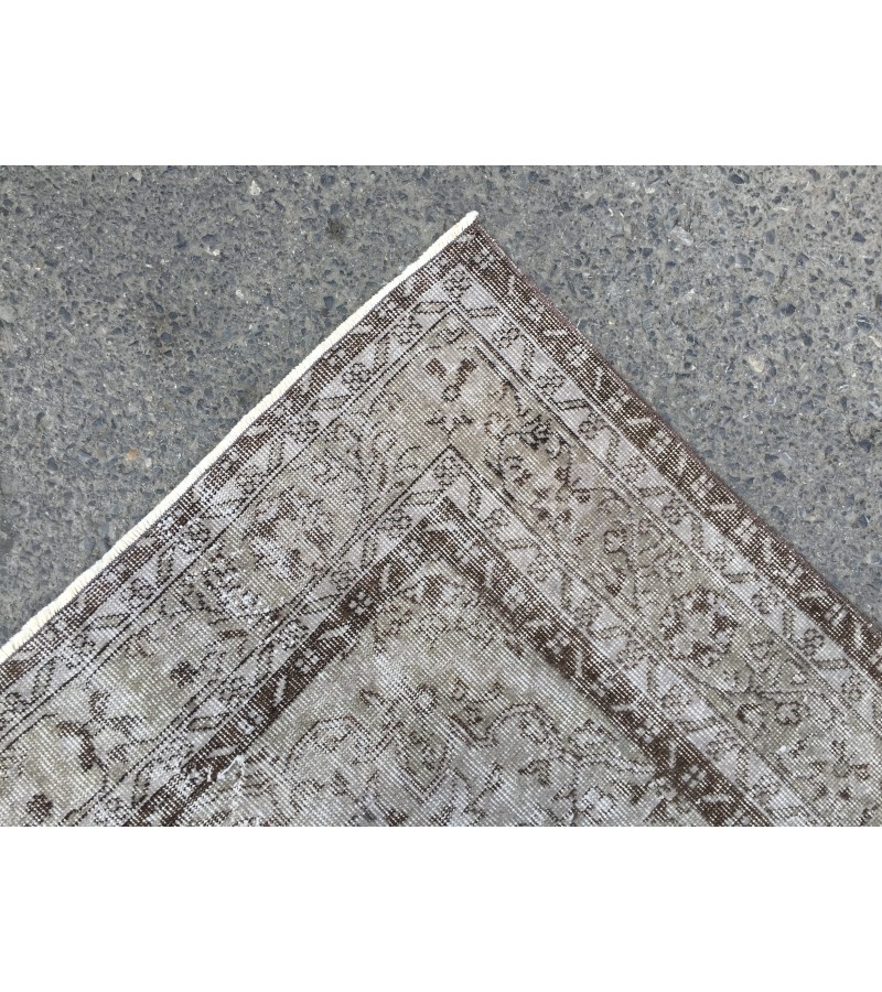 6x10 retro bed plan rug, boho rug, 5'11 X 10' rug for living room