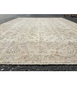 7x10 rug for living room , Wool Rug, handmade rug, 7'1 X 10'2 retro rug