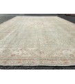 6x10 vintage bedroom rug, , hand woven rug, 6'3 X 9'8 beige green rug