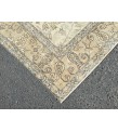 7x10 bed plan rug, Turkish handmade rug, 6'9 X 10'4 retro rug