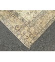 7x10 bed plan rug, Turkish handmade rug, 6'9 X 10'4 retro rug