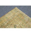 9x12 Green Yellow Oversize rug , Living room rug 8'6 X 12' Turkish rug , bed plan rug