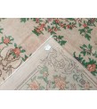 7x11 floral Handmade Area rug , Vintage Rug , 6'10 X 10'9 Farmhouse Retro rug ,beige green Nomadic rug