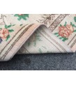 7x11 floral Handmade Area rug , Vintage Rug , 6'10 X 10'9 Farmhouse Retro rug ,beige green Nomadic rug