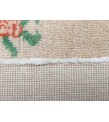 7x11 floral Handmade Area rug , Vintage Rug , 6'10 X 10'9 Farmhouse Retro rug ,beige green Nomadic rug