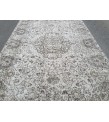 7x11 vintage dining room rug, area rug, 6'9 X 10'9 Turkish living room rug