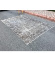 7x10 rug for living room, grey bedroom rug, 6'8 X 9'10 handmade area rug