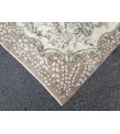 5x9 hand knotted rug, rustic area rug, rug for living room, 5'5 X 9' bedroom Rug
