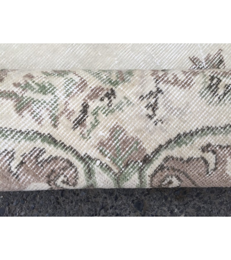 5x9 hand knotted rug, rustic area rug, rug for living room, 5'5 X 9' bedroom Rug