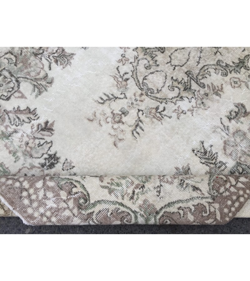 5x9 hand knotted rug, rustic area rug, rug for living room, 5'5 X 9' bedroom Rug