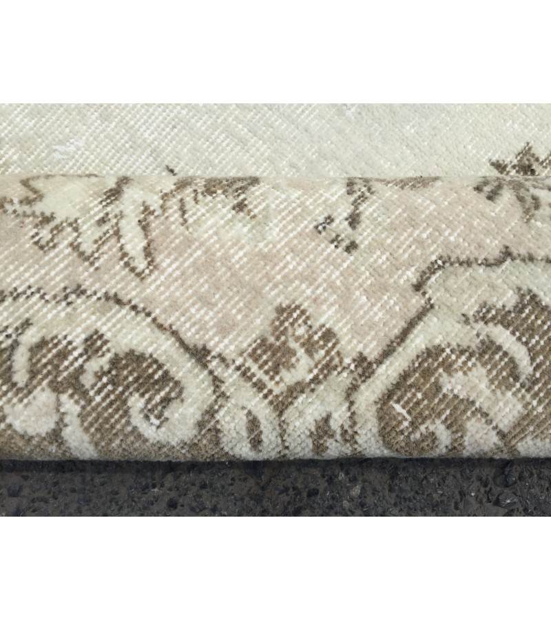 7x9 rustic Turkish rug, bedroom rug, Hand knotted Rug , Wool Rug, 6'7 X 9'2 retro rug