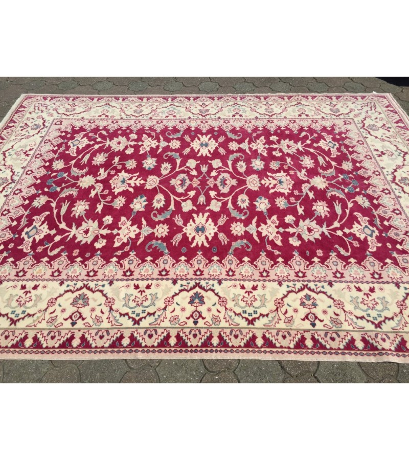 7x9 antique hand woven rug , Authentic Fine rug from 80s , 6'11 X 9'2 Living room rug , red rugs