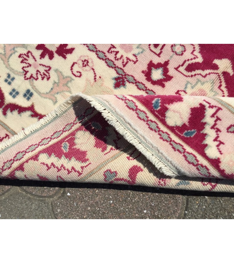 7x9 antique hand woven rug , Authentic Fine rug from 80s , 6'11 X 9'2 Living room rug , red rugs