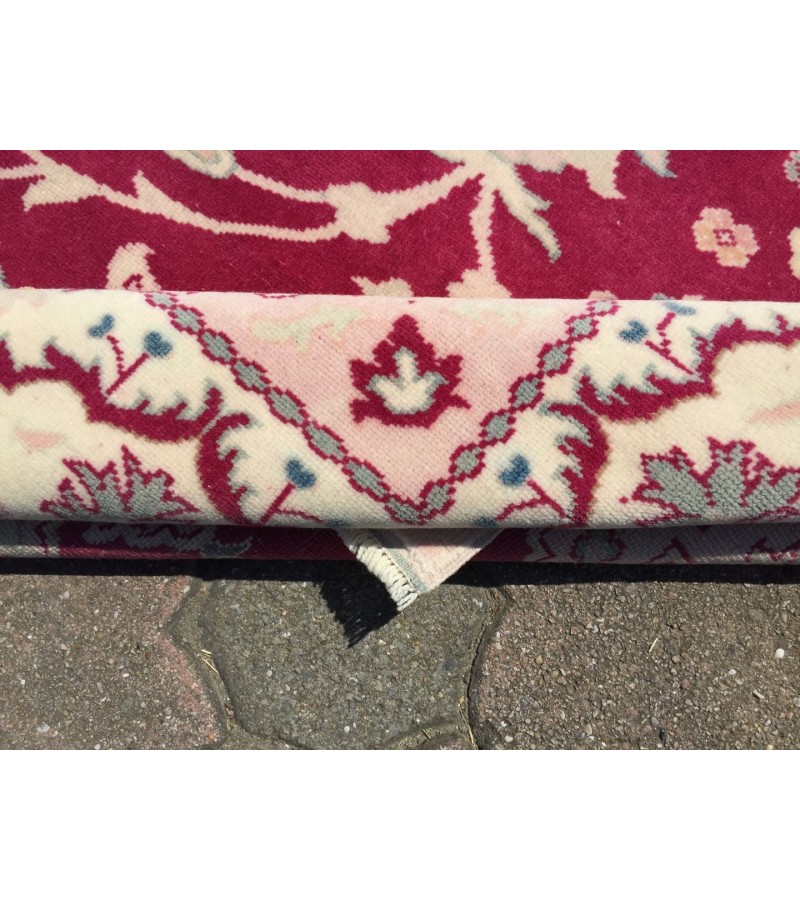 7x9 antique hand woven rug , Authentic Fine rug from 80s , 6'11 X 9'2 Living room rug , red rugs