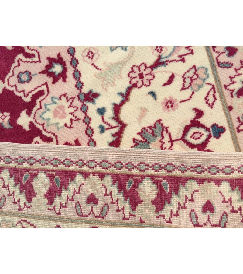 7x9 antique hand woven rug , Authentic Fine rug from 80s , 6'11 X 9'2 Living room rug , red rugs