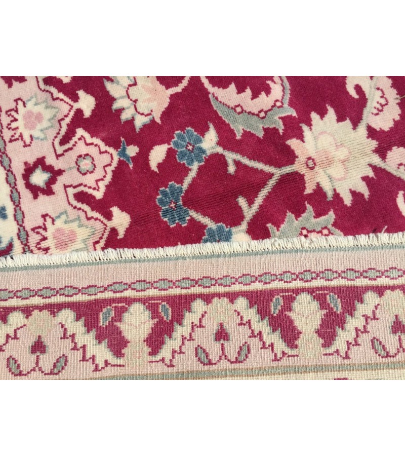 7x9 antique hand woven rug , Authentic Fine rug from 80s , 6'11 X 9'2 Living room rug , red rugs