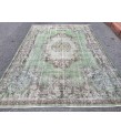 6x10 green gray bedroom rug, Vintage turkish rug , Living room rug , 6'5 X 10' boho Rug