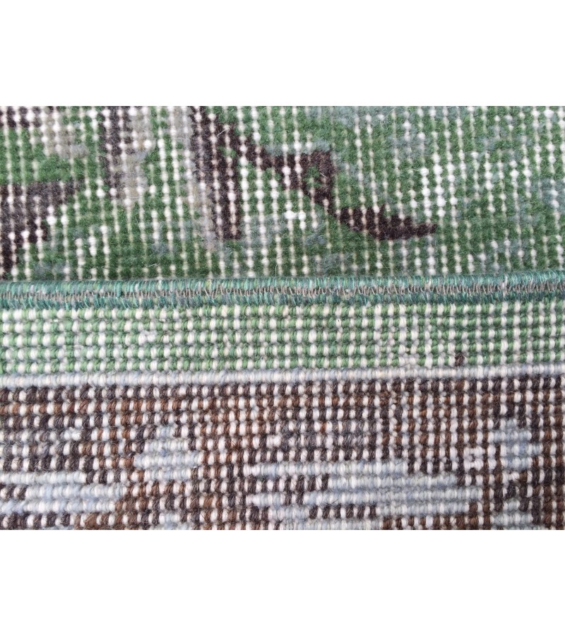 6x10 green gray bedroom rug, Vintage turkish rug , Living room rug , 6'5 X 10' boho Rug