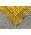 8x10 Wool Yellow Green Oushak Rug , 7x10 Handmade Area rug , 6'11 x 10'1 Turkish Rug