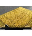 8x10 Wool Yellow Green Oushak Rug , 7x10 Handmade Area rug , 6'11 x 10'1 Turkish Rug