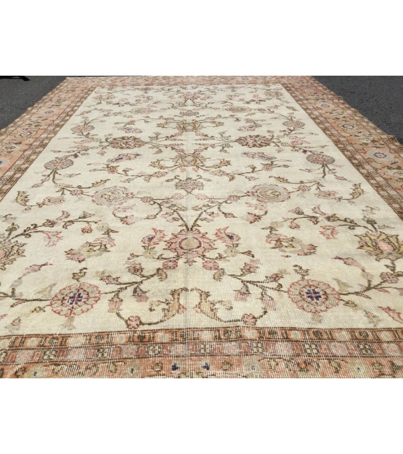 7x10 rug for living room , Turkish rug, Oriental rug, 6'11 X 10' Handmade Area rug