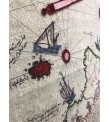 Piri Reis Map: A Handcrafted Hemp Airbrush Portrait