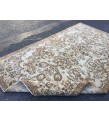 5x9 retro Turkish rug , Hand woven rug, Vintage rug , handmade rug, 5'4 X 9'1