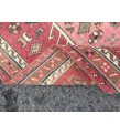 3x9 nomadic red corridor rug, kitchen runner, 3' X 8'9 retro handmade runner