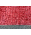 5x9 red bed plan rug, Living room rug , 5'5 X 9' Vintage rug