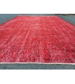 5x9 red bed plan rug, Living room rug , 5'5 X 9' Vintage rug