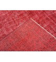 5x9 red bed plan rug, Living room rug , 5'5 X 9' Vintage rug