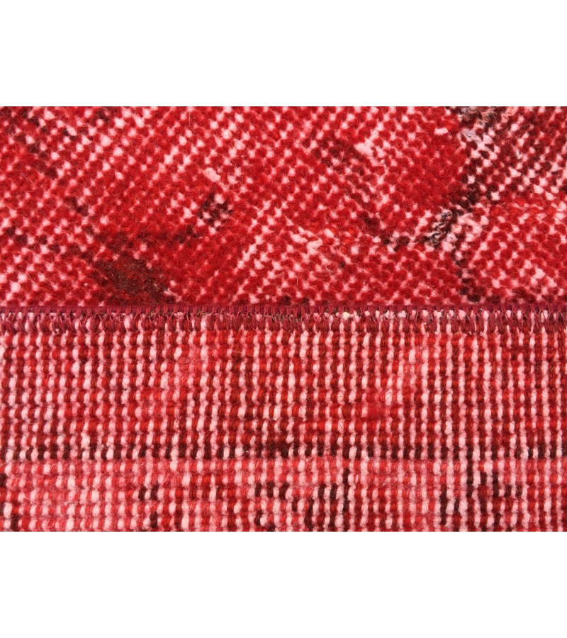 5x9 red bed plan rug, Living room rug , 5'5 X 9' Vintage rug