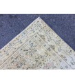 5x8 beige kitchen rug, bed plan rug, Turkish handmade rug, 4'8 X 7'5 retro rug