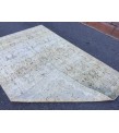 5x8 beige kitchen rug, bed plan rug, Turkish handmade rug, 4'8 X 7'5 retro rug