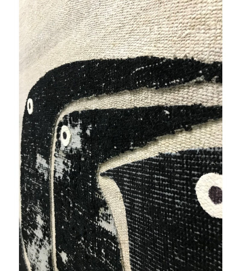 Wings and Weavings: Bird's Portrait on Rug