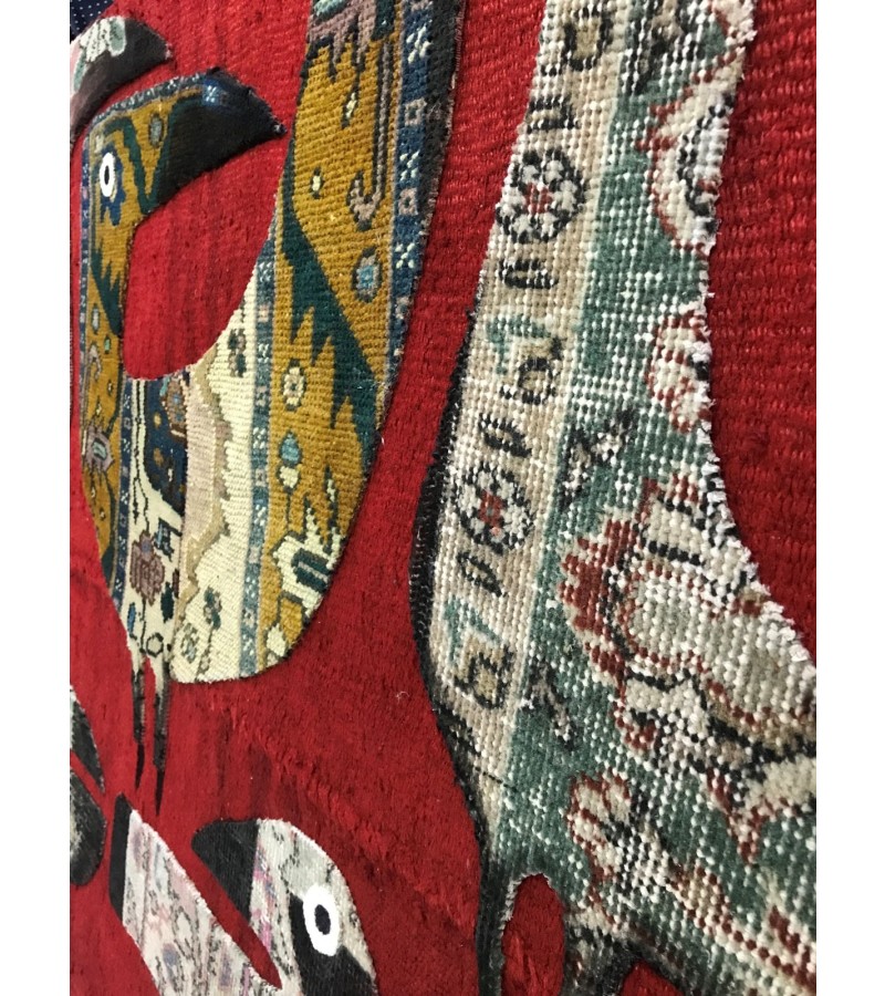 Wings and Weavings: Bird's Portrait on Rug