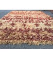 Shaggy Rug 8x11 , Moroccan Rug , Muted Throw rug , 7'7 X 10'10 Tulu Turkish Rug , Nomadic Rug , Soft rug