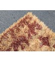 Shaggy Rug 8x11 , Moroccan Rug , Muted Throw rug , 7'7 X 10'10 Tulu Turkish Rug , Nomadic Rug , Soft rug