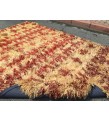 Shaggy Rug 8x11 , Moroccan Rug , Muted Throw rug , 7'7 X 10'10 Tulu Turkish Rug , Nomadic Rug , Soft rug
