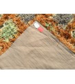 6x10 Vintage Orange shaggy rug, Moroccan rug 6x9 , Turkish Tulu rug , 6 X 9'6 handmade decor rug