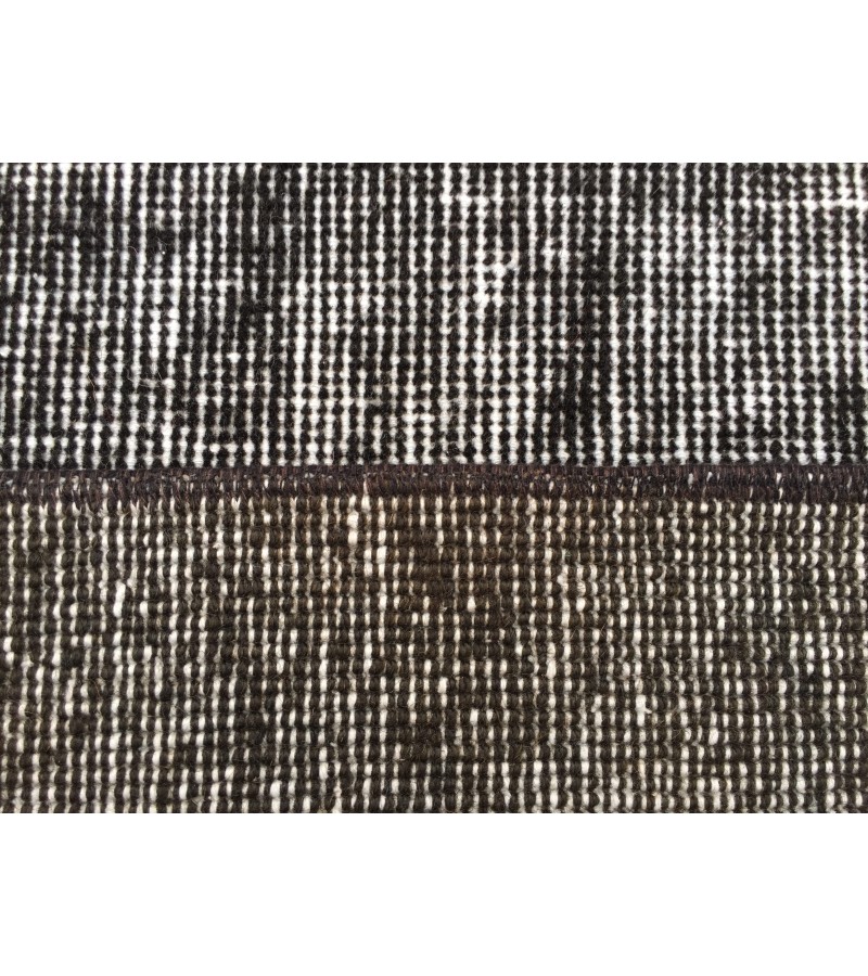7x10 Black Turkish Rug , faded bedroom rug, 6'11 X 10'3 Rug for living room