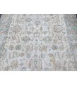 6x10 home decor rug, Vintage Turkish Rug , 6'5 X 9'11 Woven Rug , ivory rug 
