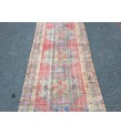 3x10 distressed vintage runner, entryway runner, 3'1 X 9'10 woven runner
