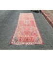 4x9 retro floral corridor rug , kitchen runner, 3'6 X 9'3 boho runner