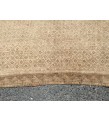 5x8 vintage area rug, retro beige brown bedroom rug, 5' X 7'9 hand woven rug