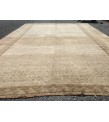 5x8 vintage area rug, retro beige brown bedroom rug, 5' X 7'9 hand woven rug
