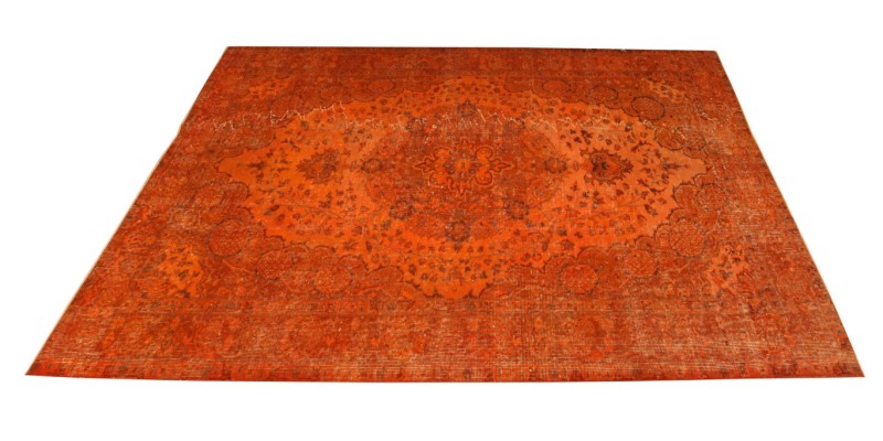 5.5 x 8.4 Ft  165x255 cm Orange rug 