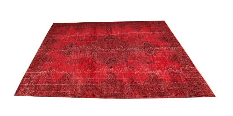 6.4 x 9.8 Ft.. 194X296 CM   Rustic Red Deco Carpet