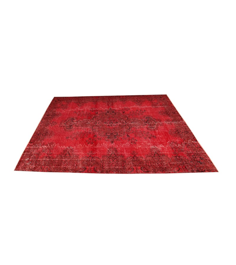 6.4 x 9.8 Ft.. 194X296 CM   Rustic Red Deco Carpet