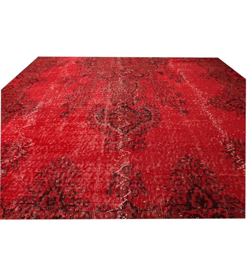 6.4 x 9.8 Ft.. 194X296 CM   Rustic Red Deco Carpet